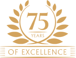75 years of excellence anniversary
